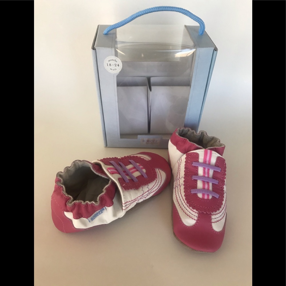 Robeez girls soft soles 18-24 months sneaker